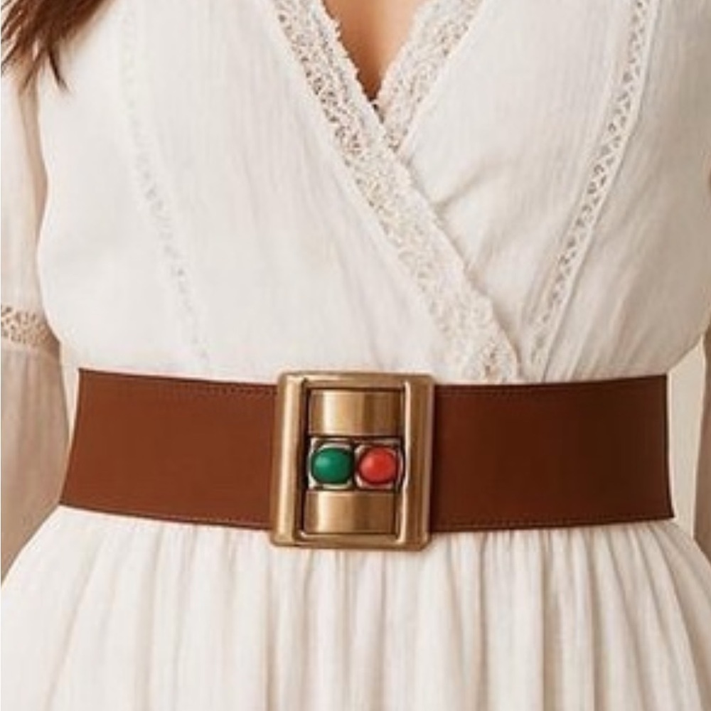 🛍Bundle sale🛍 Brown Belt with Gold Buckle
